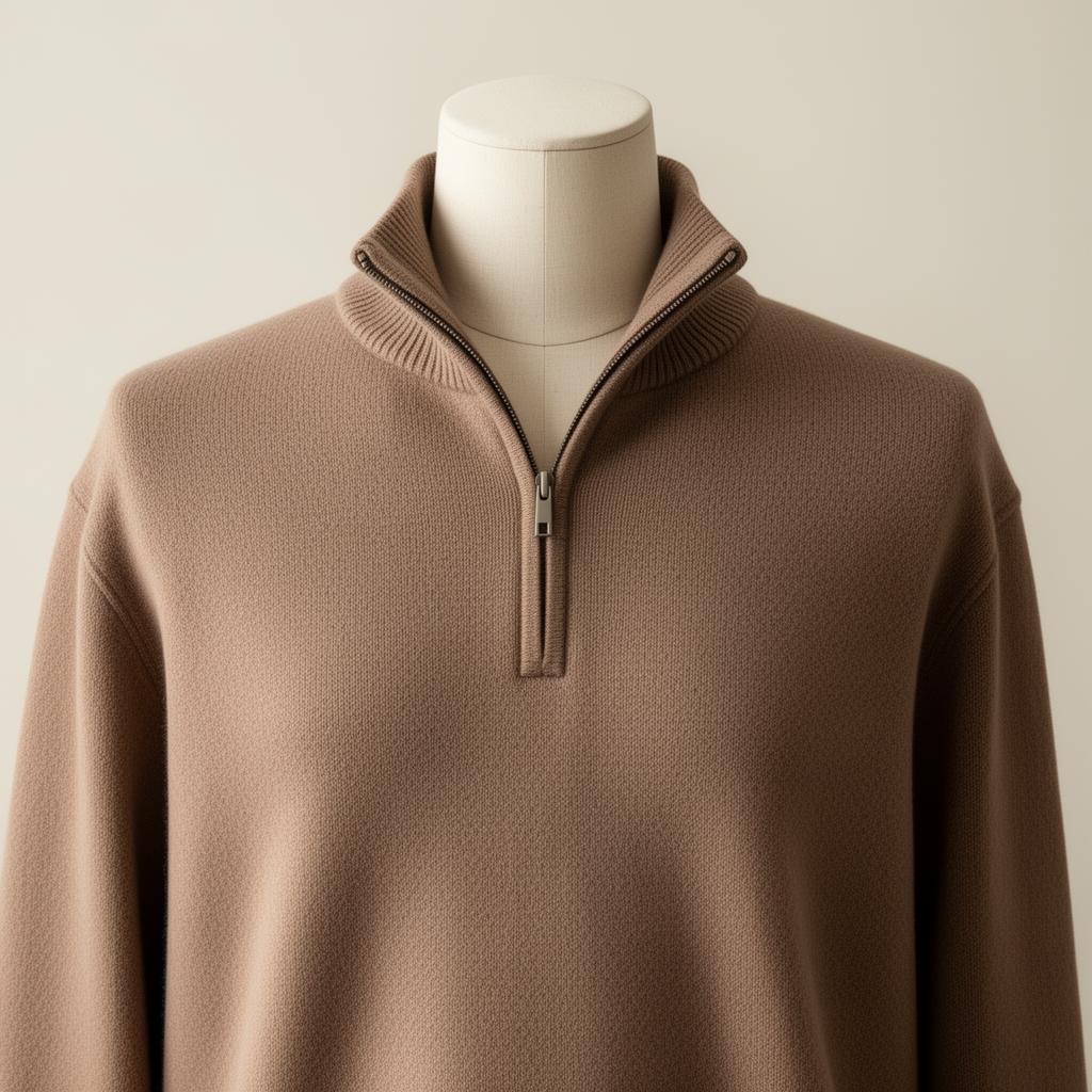 Structured Quarter Zip